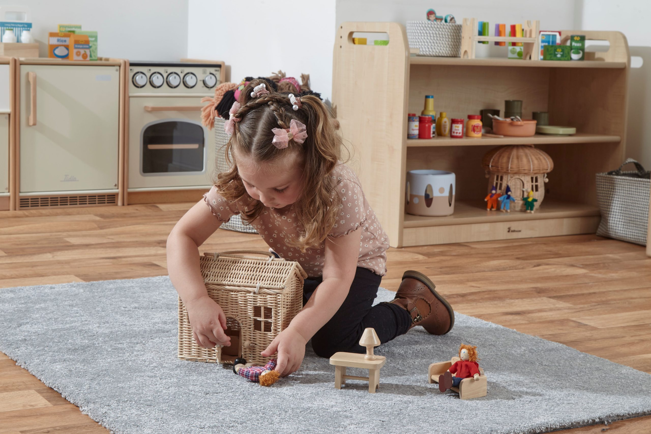 Rattan Dolls House Learning Space Solutions