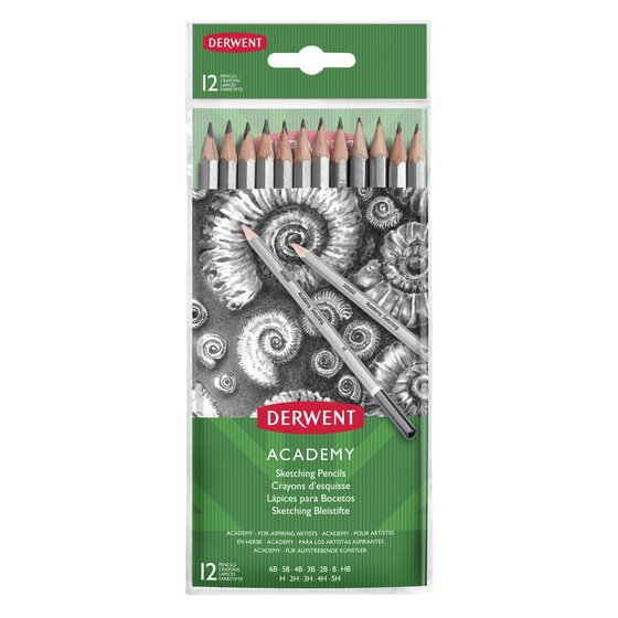 Derwent Acad Sketch PencilsP12