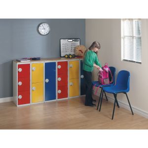 Low Single Door Locker Red