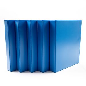 A4Pres Ring Binder 4Ring 25mm Blu
