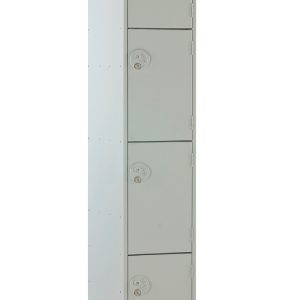 Full Size Steel Lockers - Grey - 4 Door