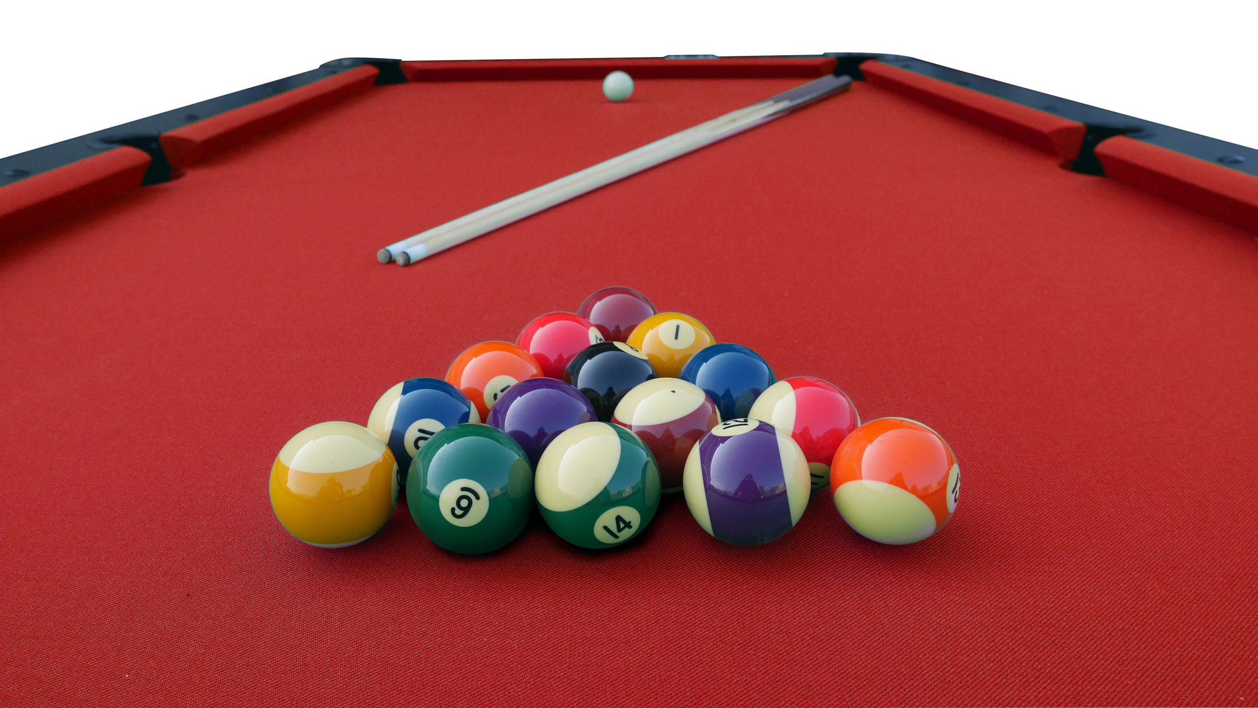 Roberto First Pool 8ft Pool Table – Red | Learning Space Solutions