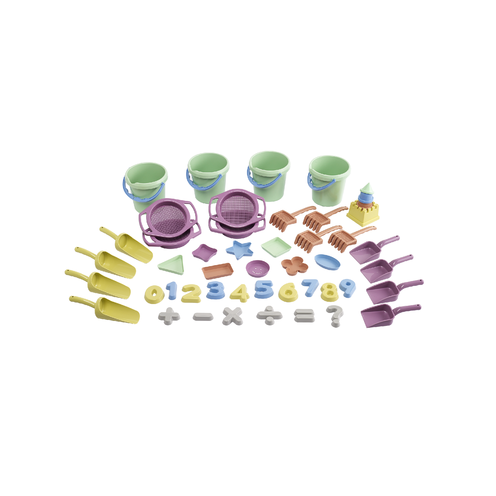 Green-n-Play Sand Tool Set 48pcs