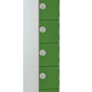Full Size Steel Lockers - Green - 6 Door