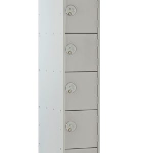 Full Size Steel Lockers - Grey - 6 Door