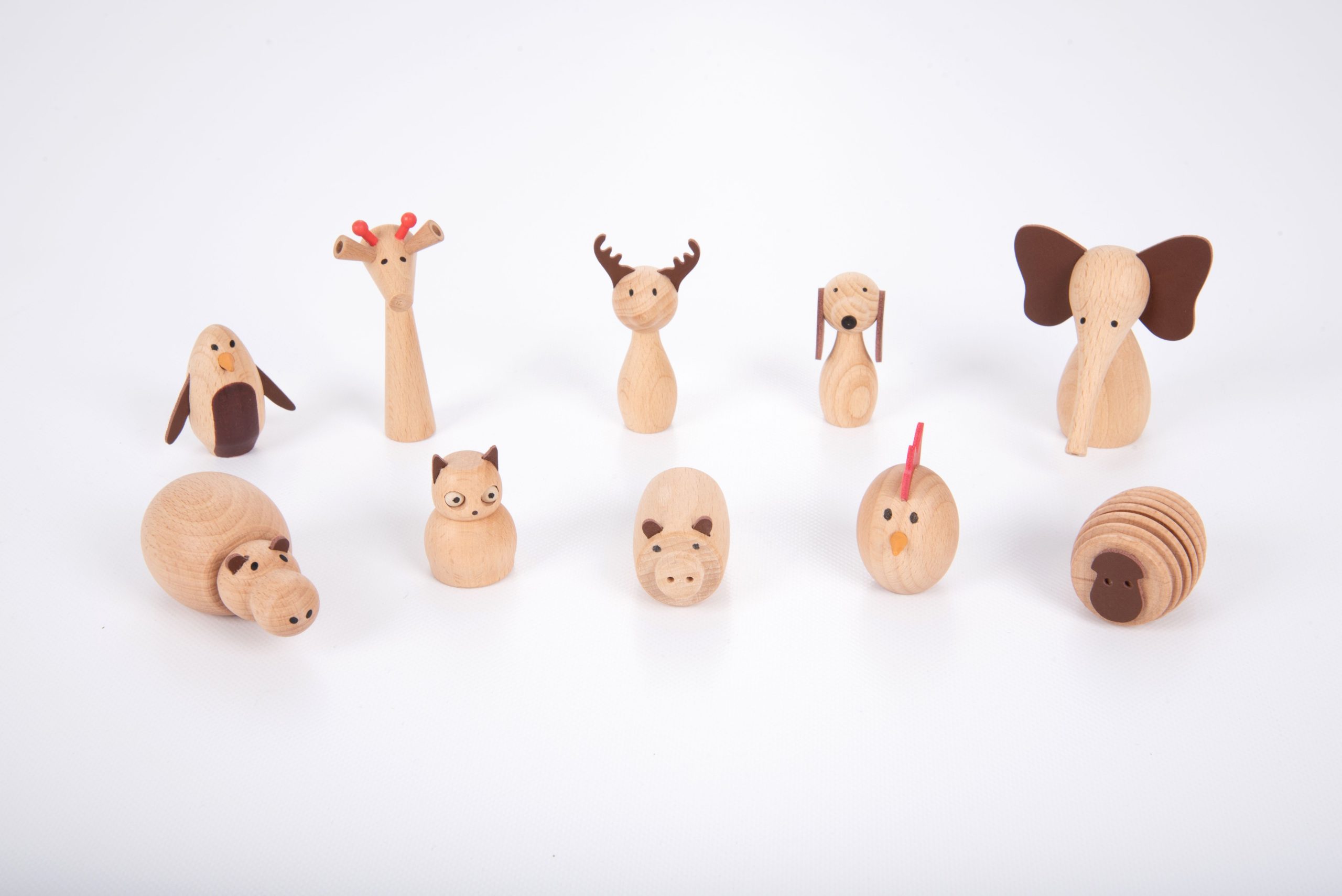 Wooden Animal Friends Set of 10 main image 1
