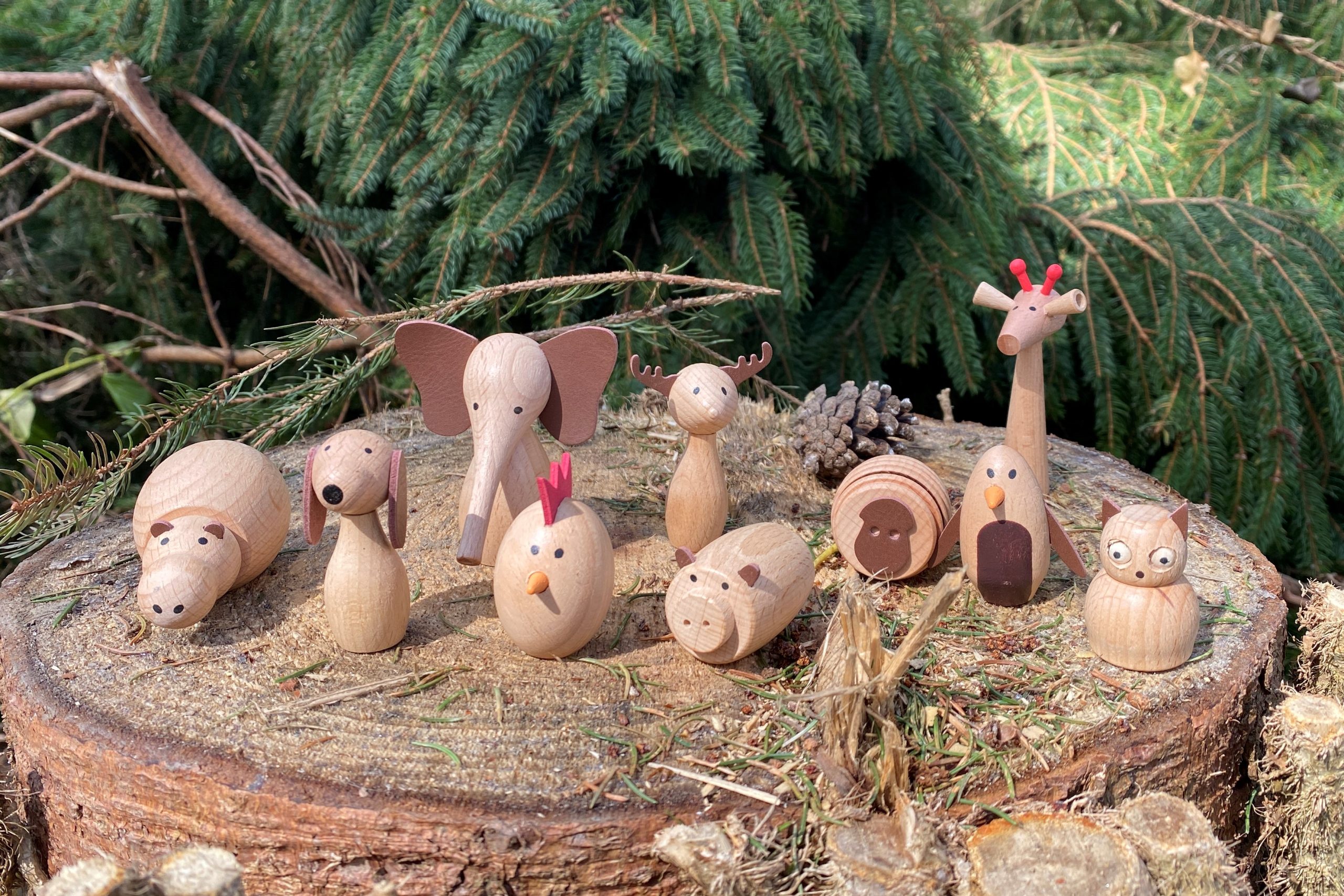 Wooden Animal Friends Set of 10 main image 0