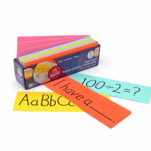 Coloured Blank Flash Cards 250