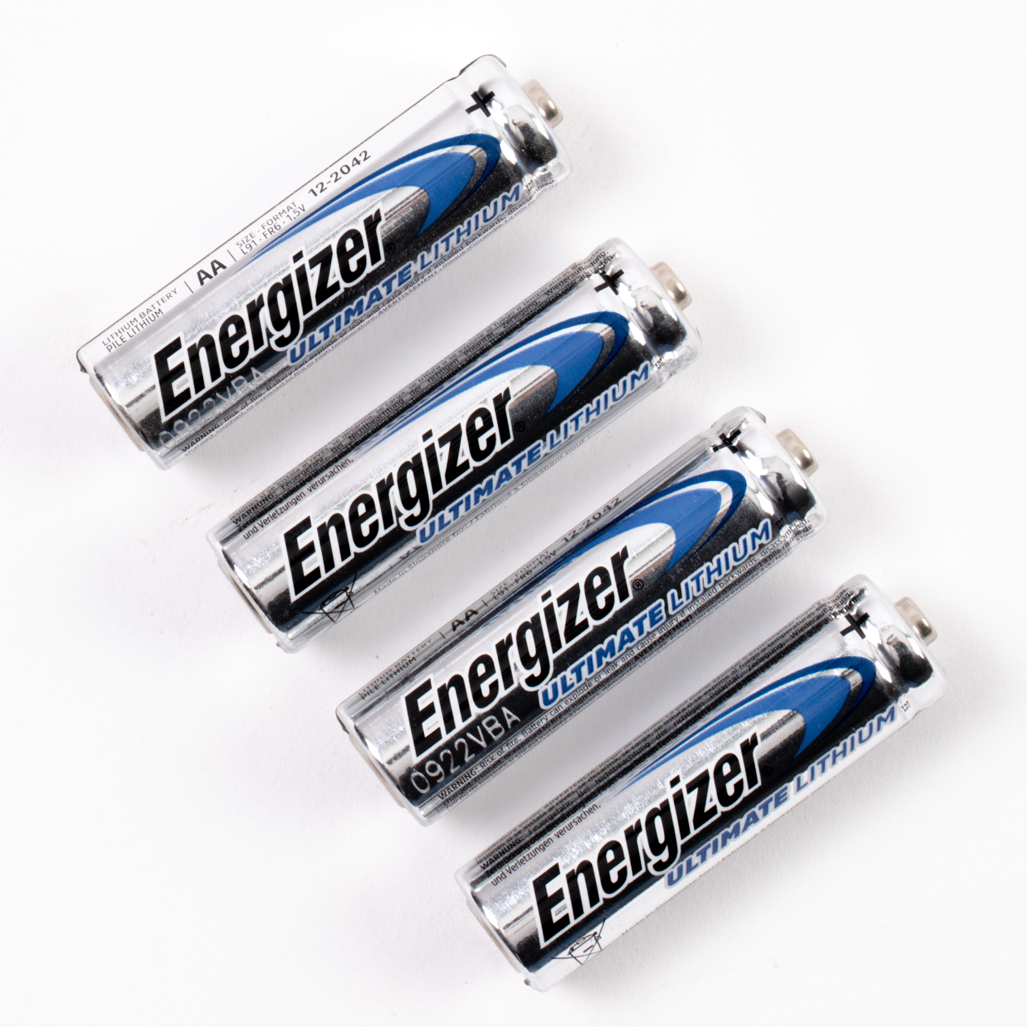 Lithium Batteries AA LR6 P4
