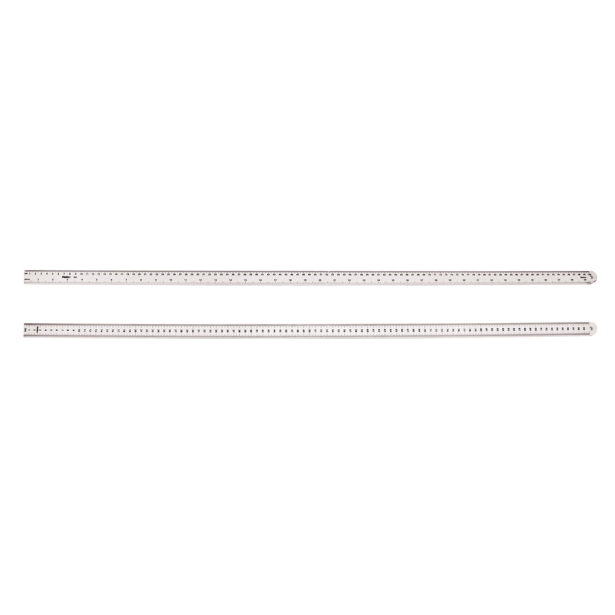 1m White Ruler