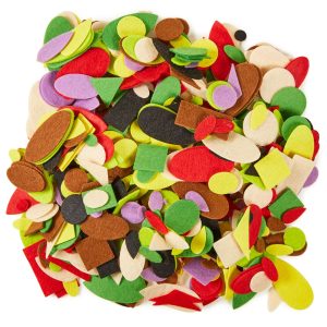 Felt Shapes 1000 Assorted