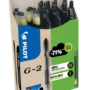 G-207 Retract Gel Roller Bonus Pack -Blk