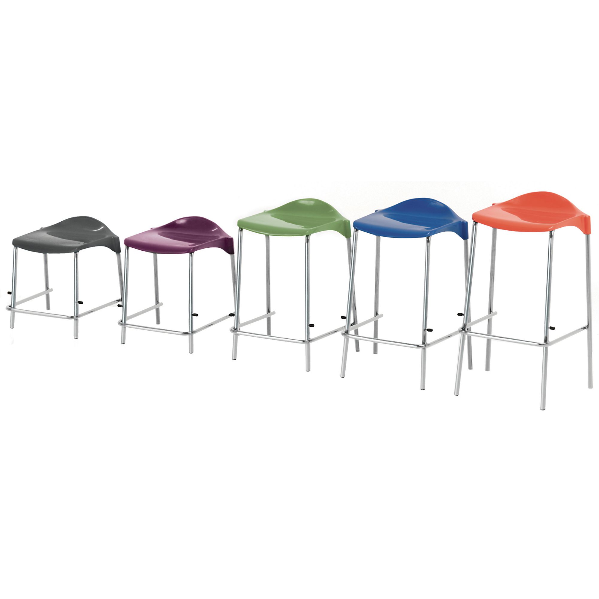 WSM Stacking Stool 610mm Blue | Eduspace Supplies