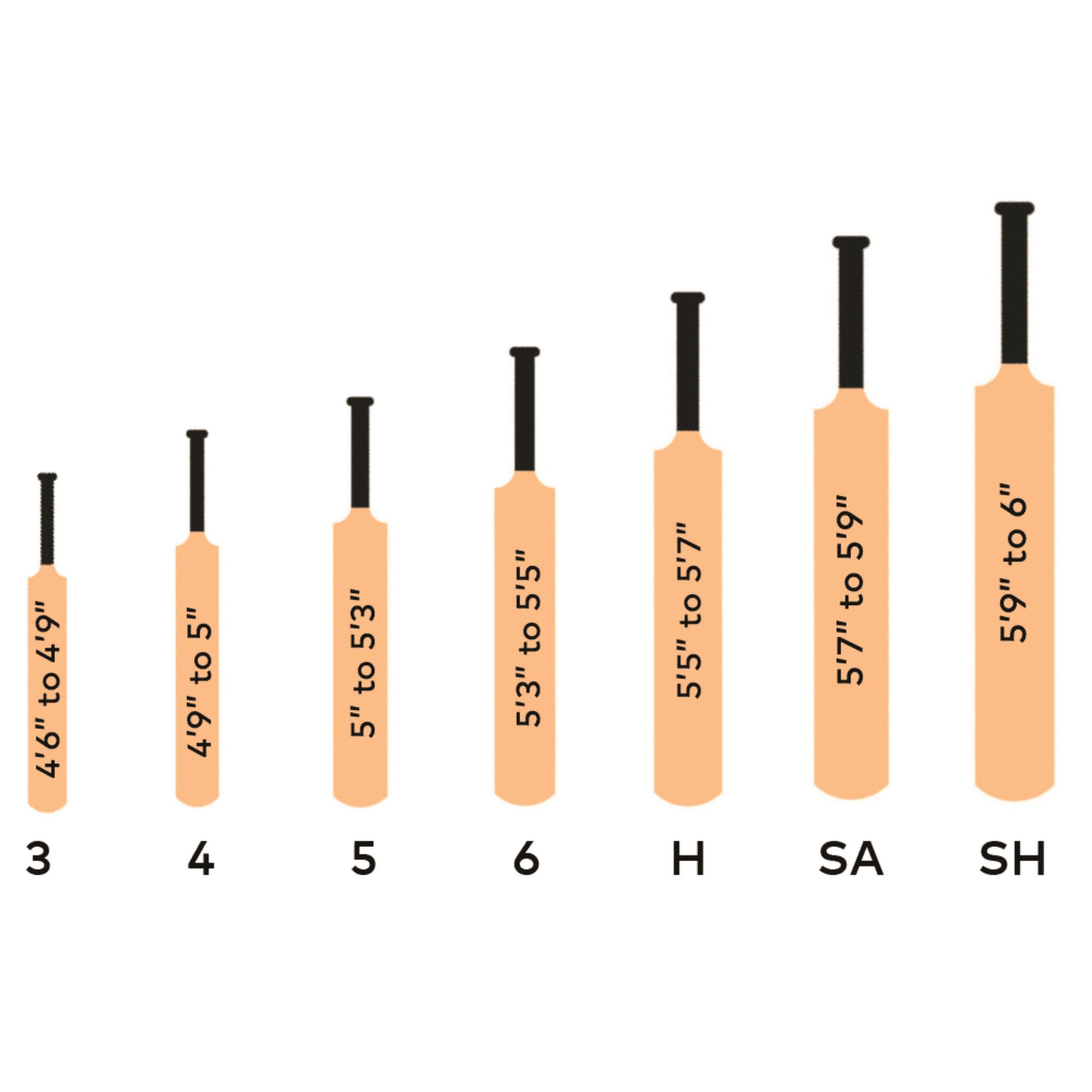 Slazenger V500 Cricket Bat Size 5 - Image 2