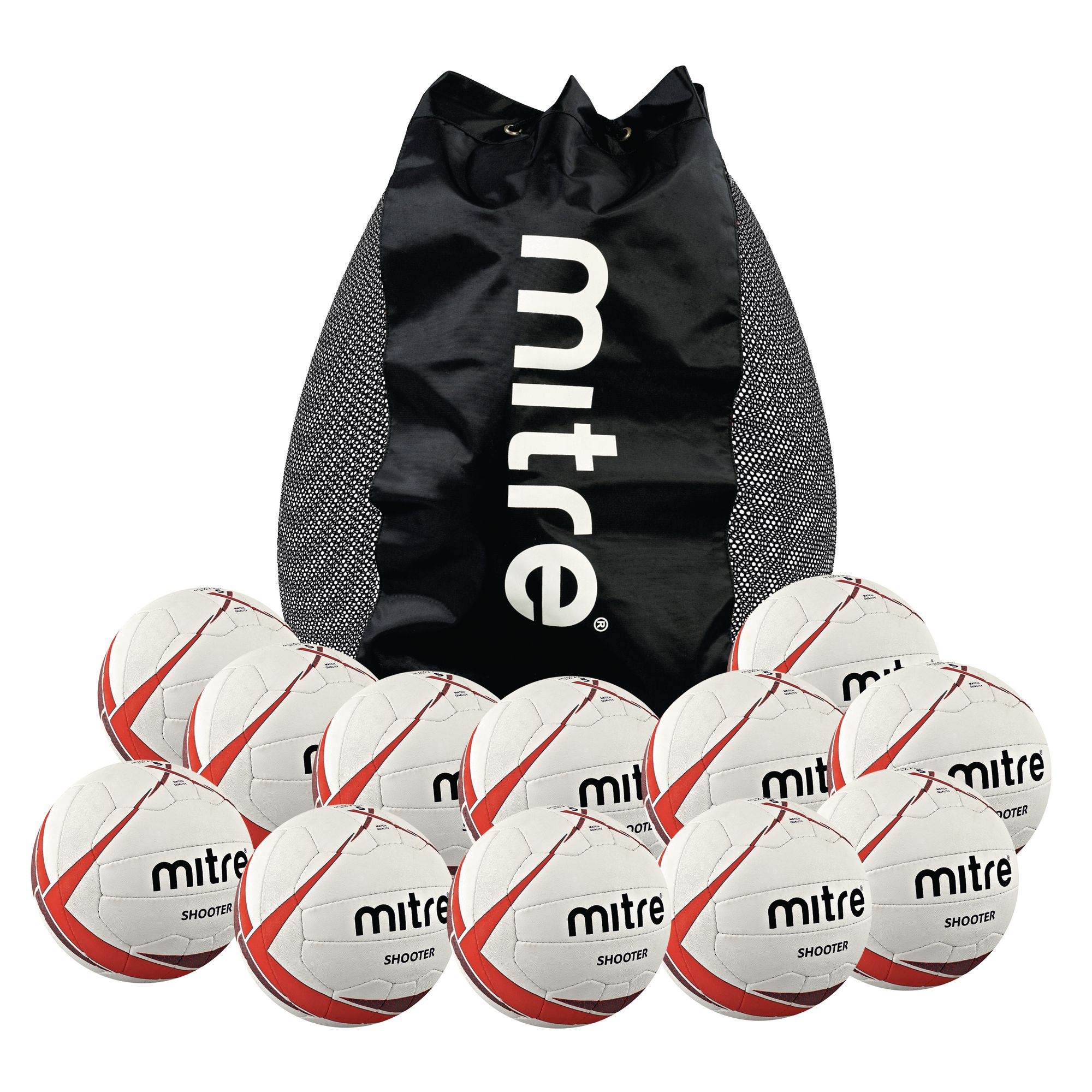 Mitre Shooter Size 4 Pk 12 With Bag - Image 2
