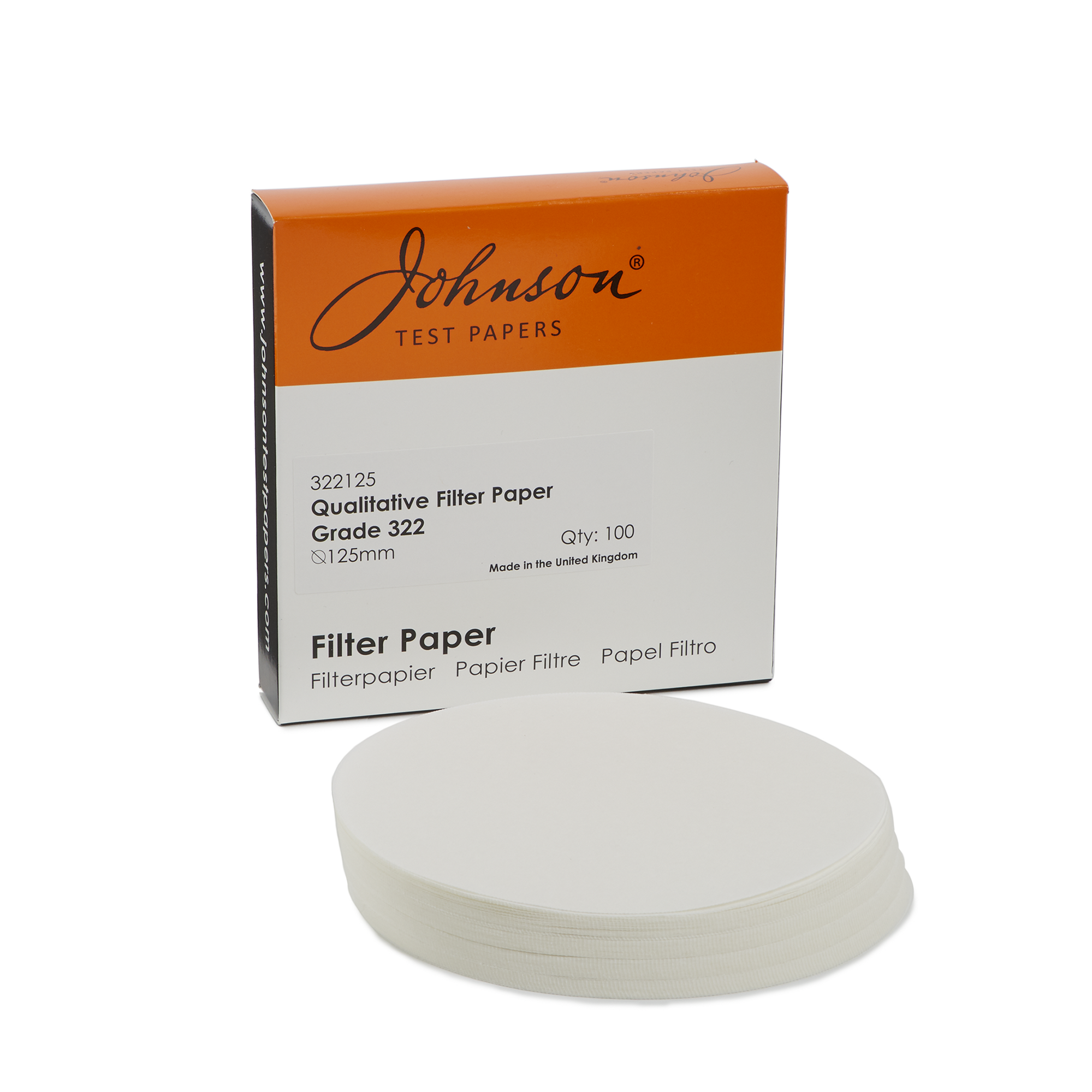 Wet-strengthened Fast Filter Paper 125mm | Eduspace Supplies