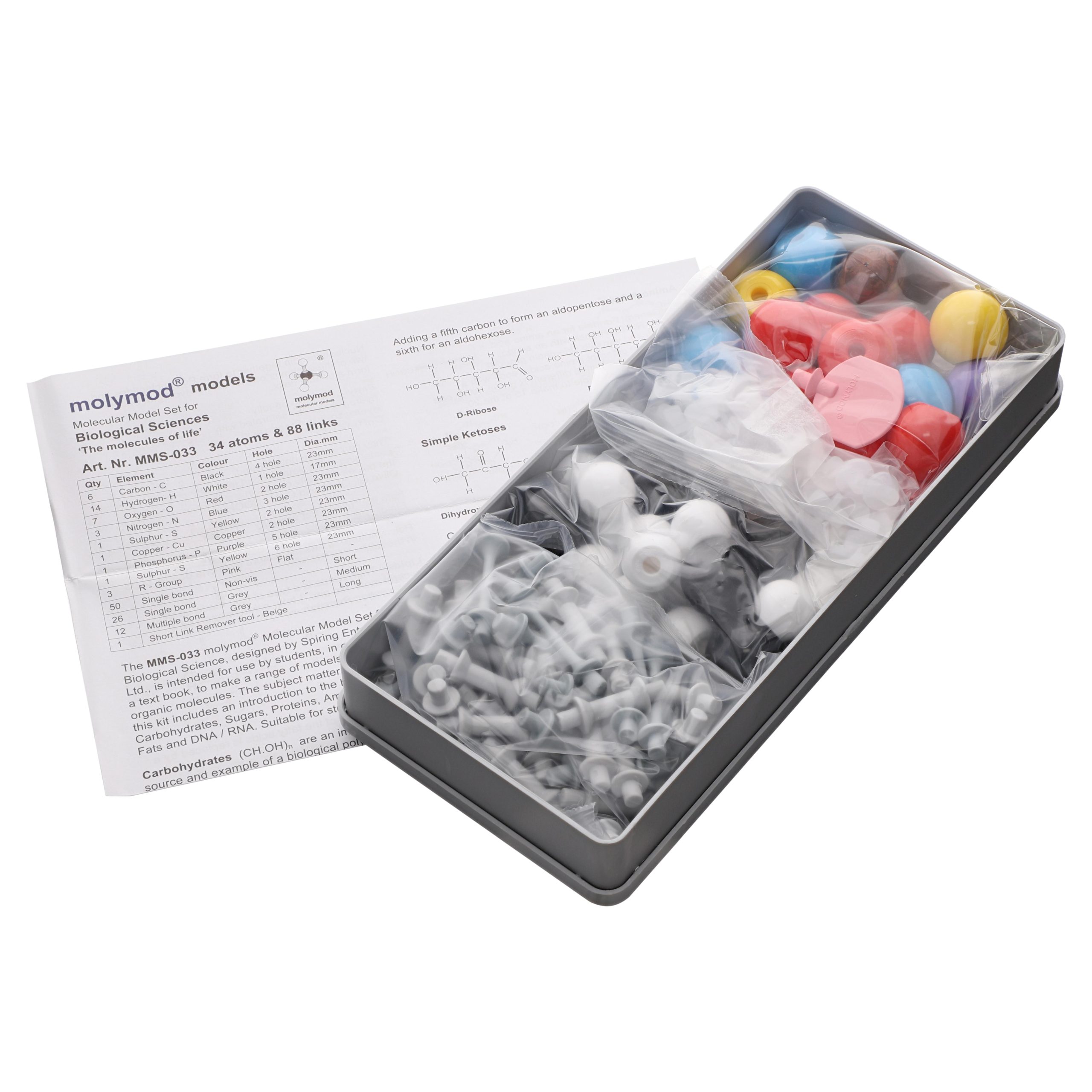Mms-033 Molymod Biological Sciences Set