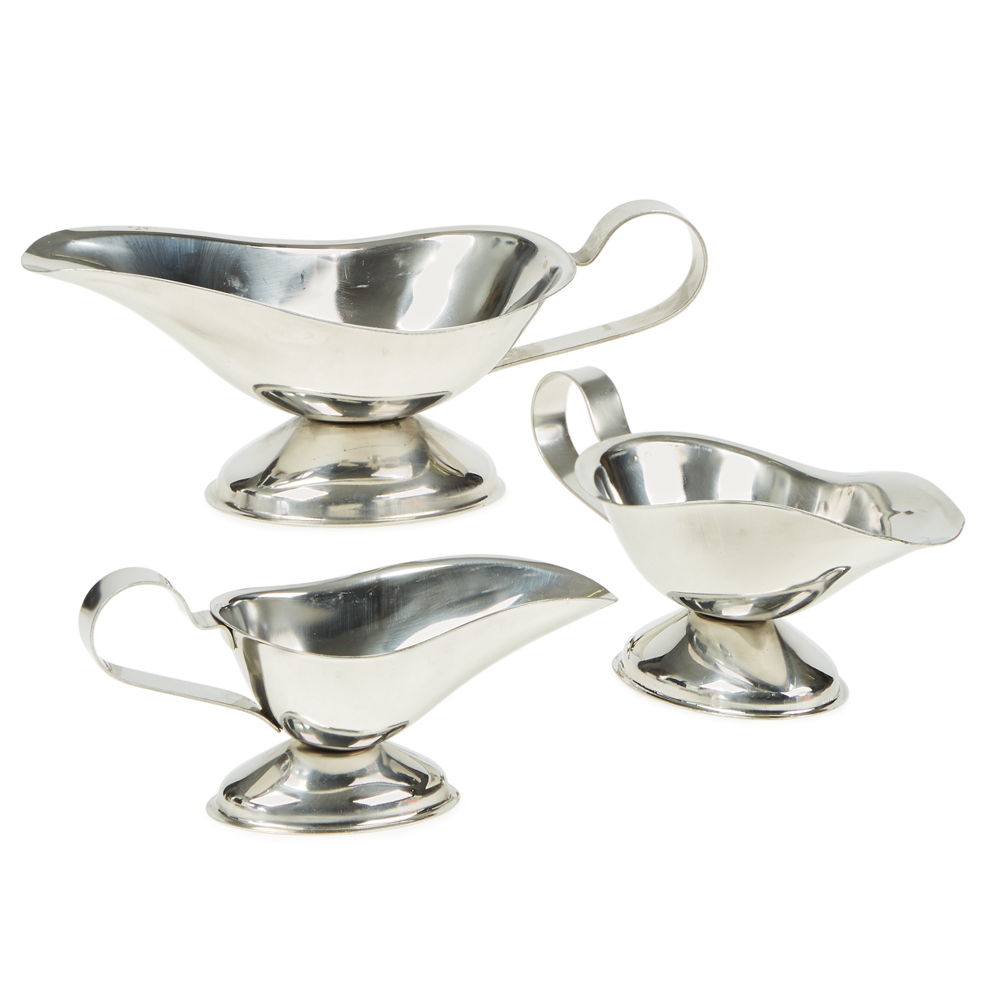 Metal Gravy Bowls Assort Sizes Pk 3 - Image 2