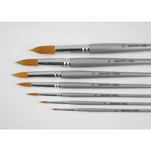 Student Round Synth Long Brush Set7