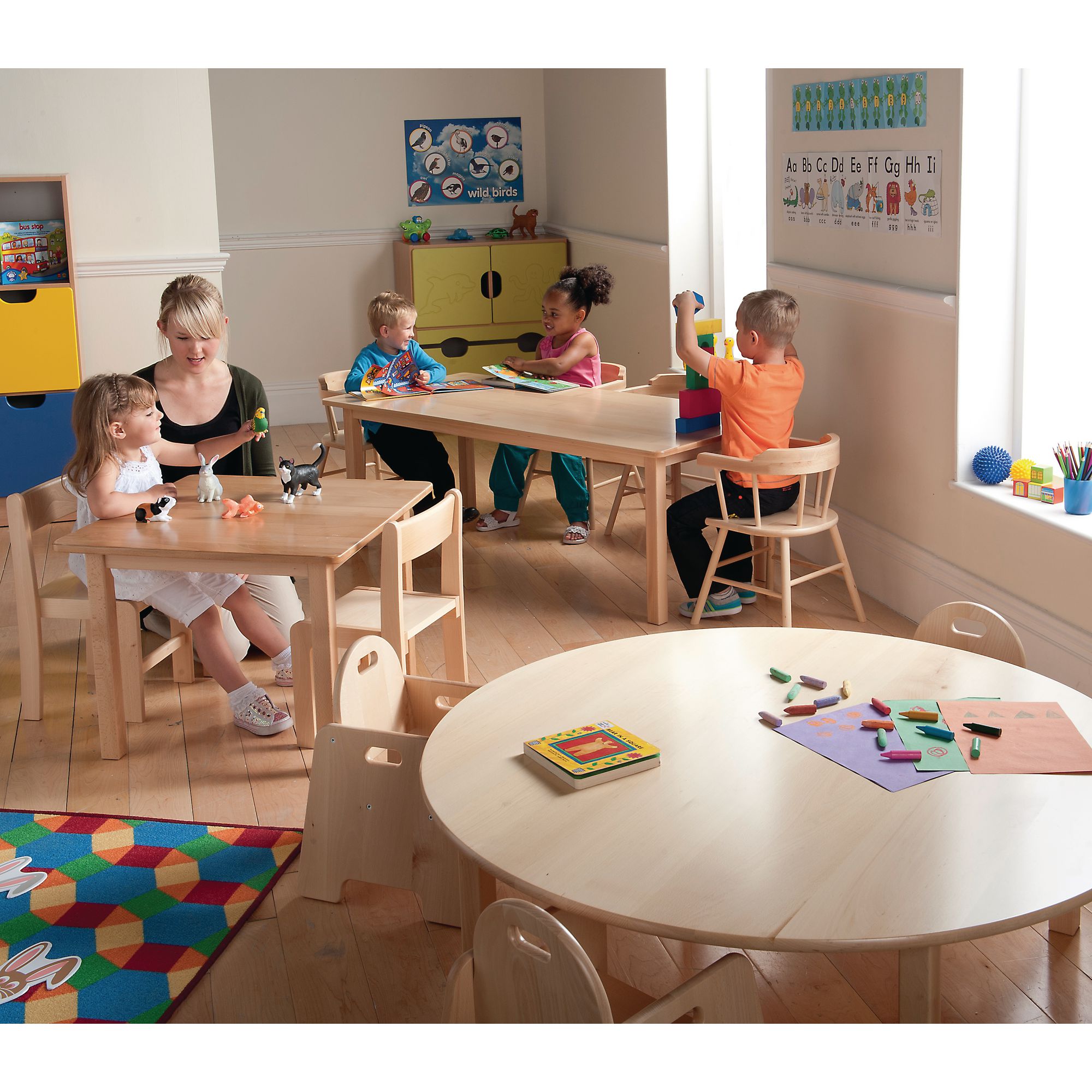 Sturdy Square Table H400mm - Image 2