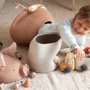 Peggy the Pig Cotton Basket