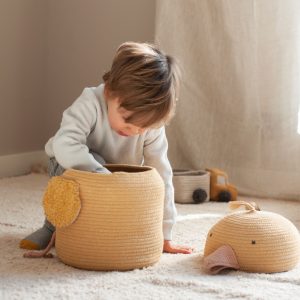 Charlie the Chicken Cotton Basket