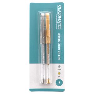Classmates Glitter Gel Pens Sil - Gold