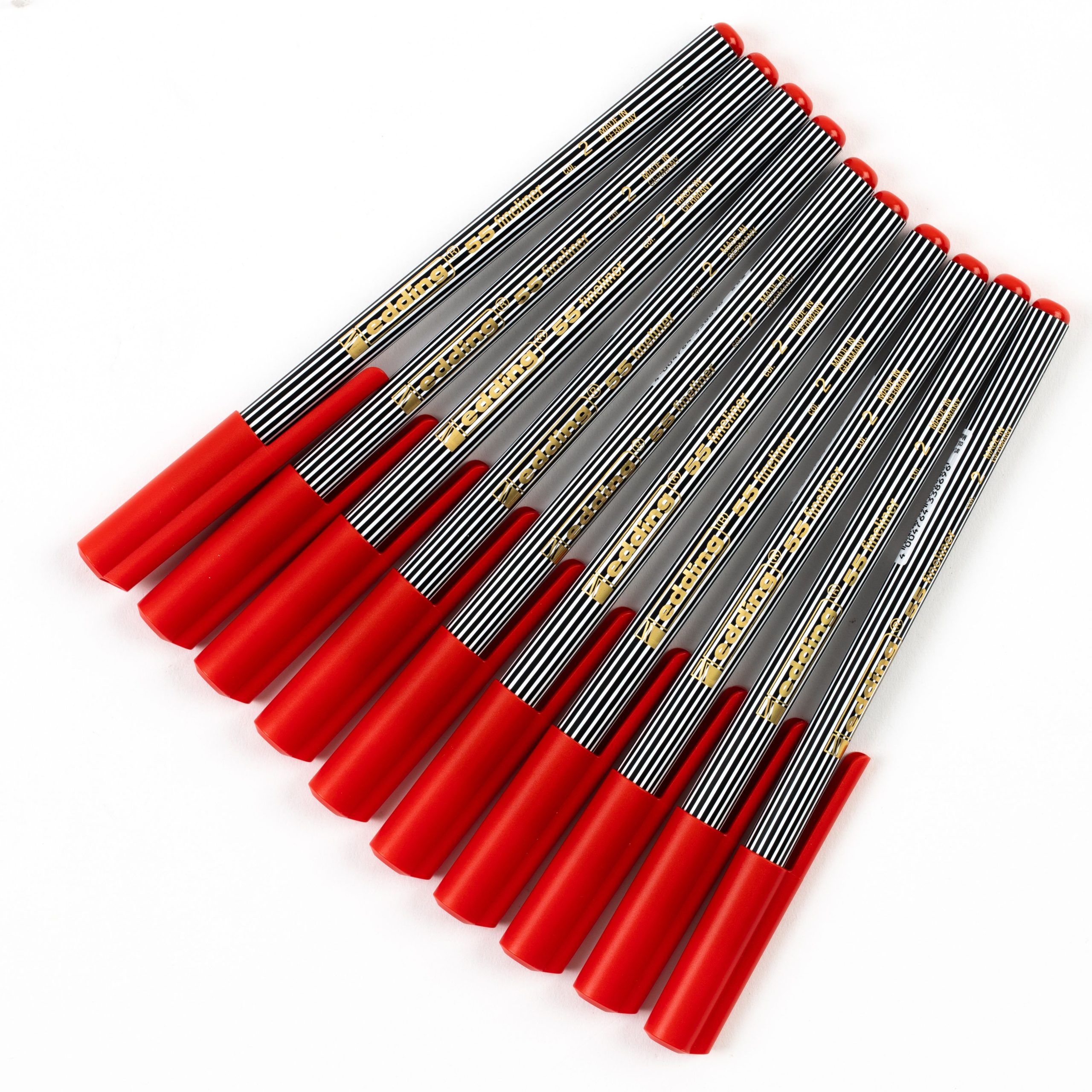 Edding 55 Fineliner Red Pk10