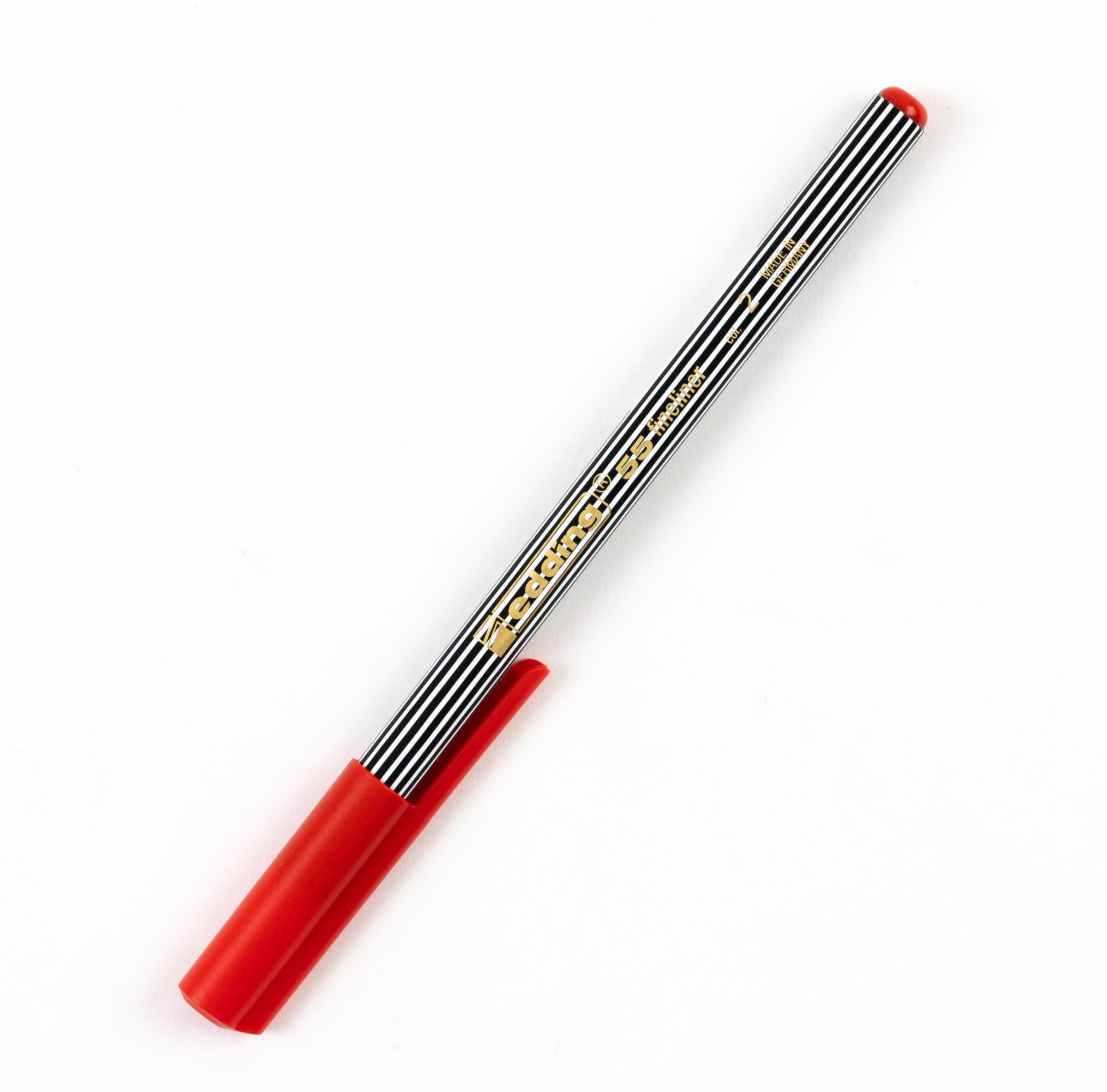 Edding 55 Fineliner Red Pk10 - Image 2