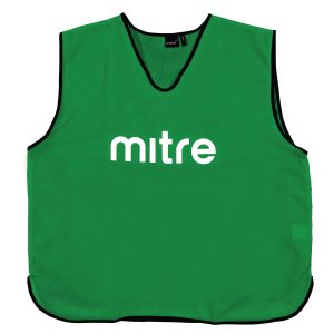Mitre Training Bib Small Green/Black