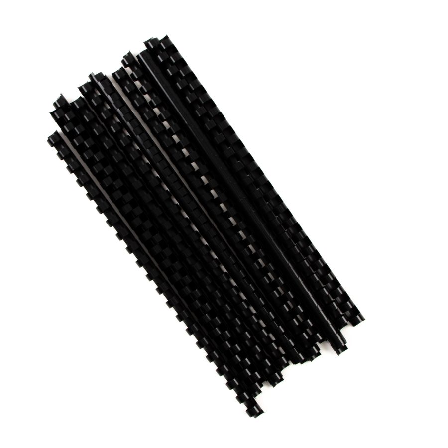 Plastic Binding Combs 12mm Black Box Eduspace Supplies