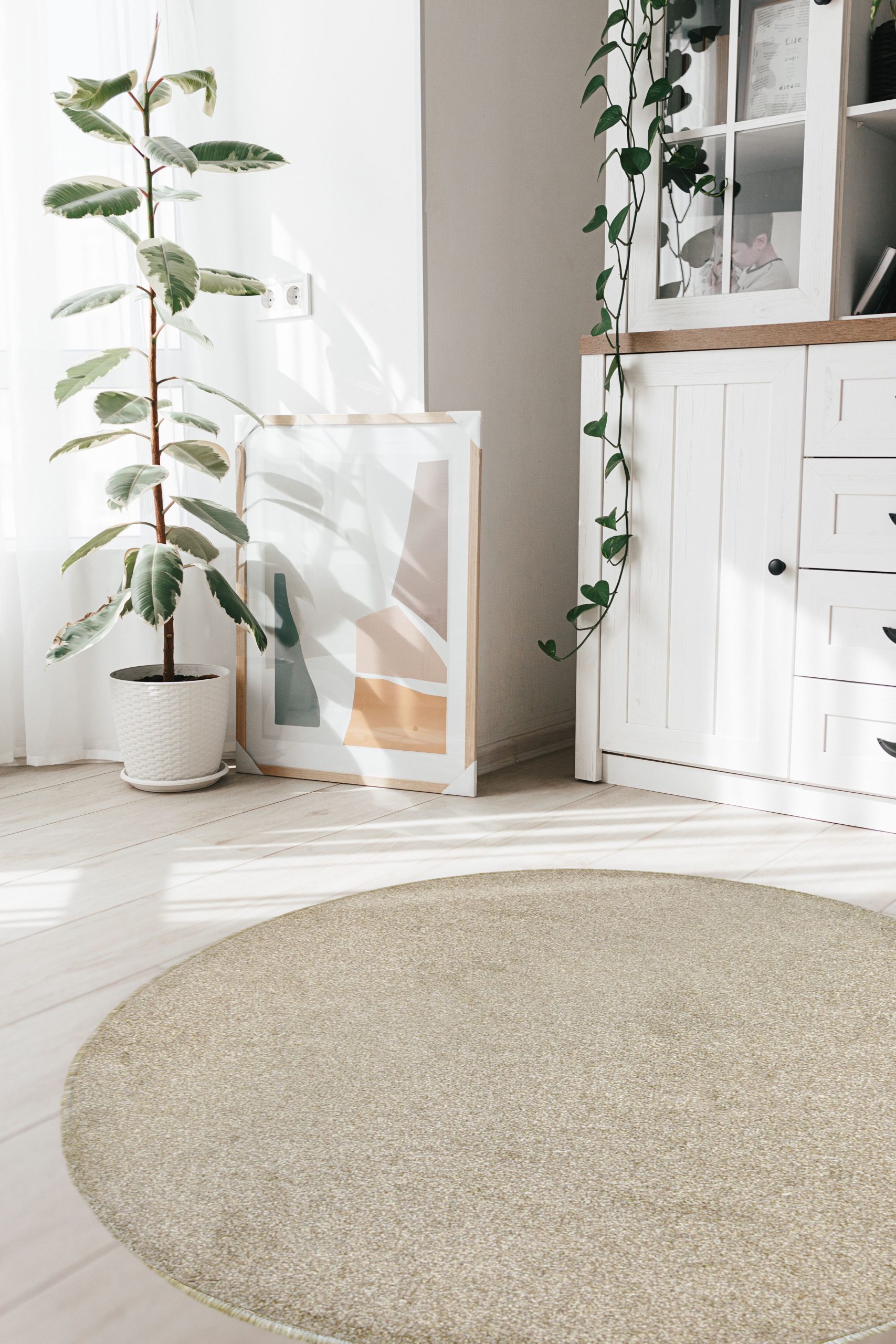 Classic Circular Rug – Natural | Eduspace Supplies