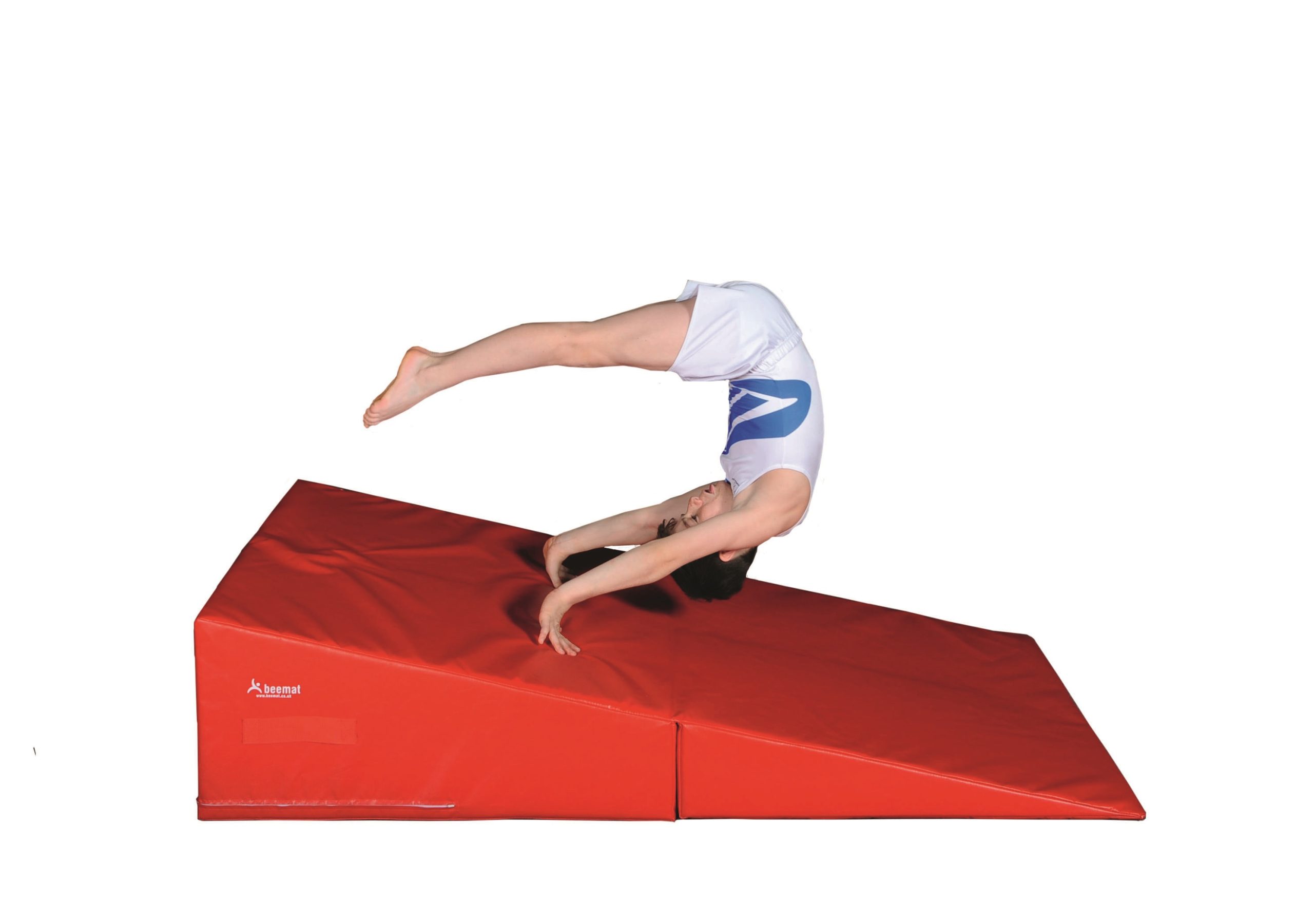 Beemat Folding Gym Incline Wedge Red