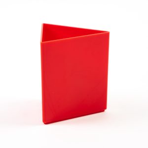 Triangular Pen Pot Red