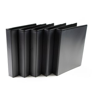 A4Pres Ring Binder 2Ring 25mm Blk
