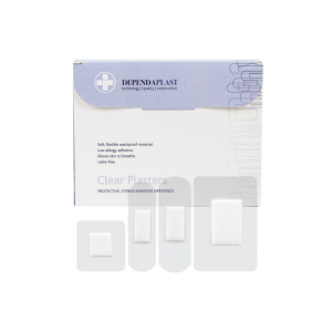 Clear Washproof Plasters Assrtd Box 100