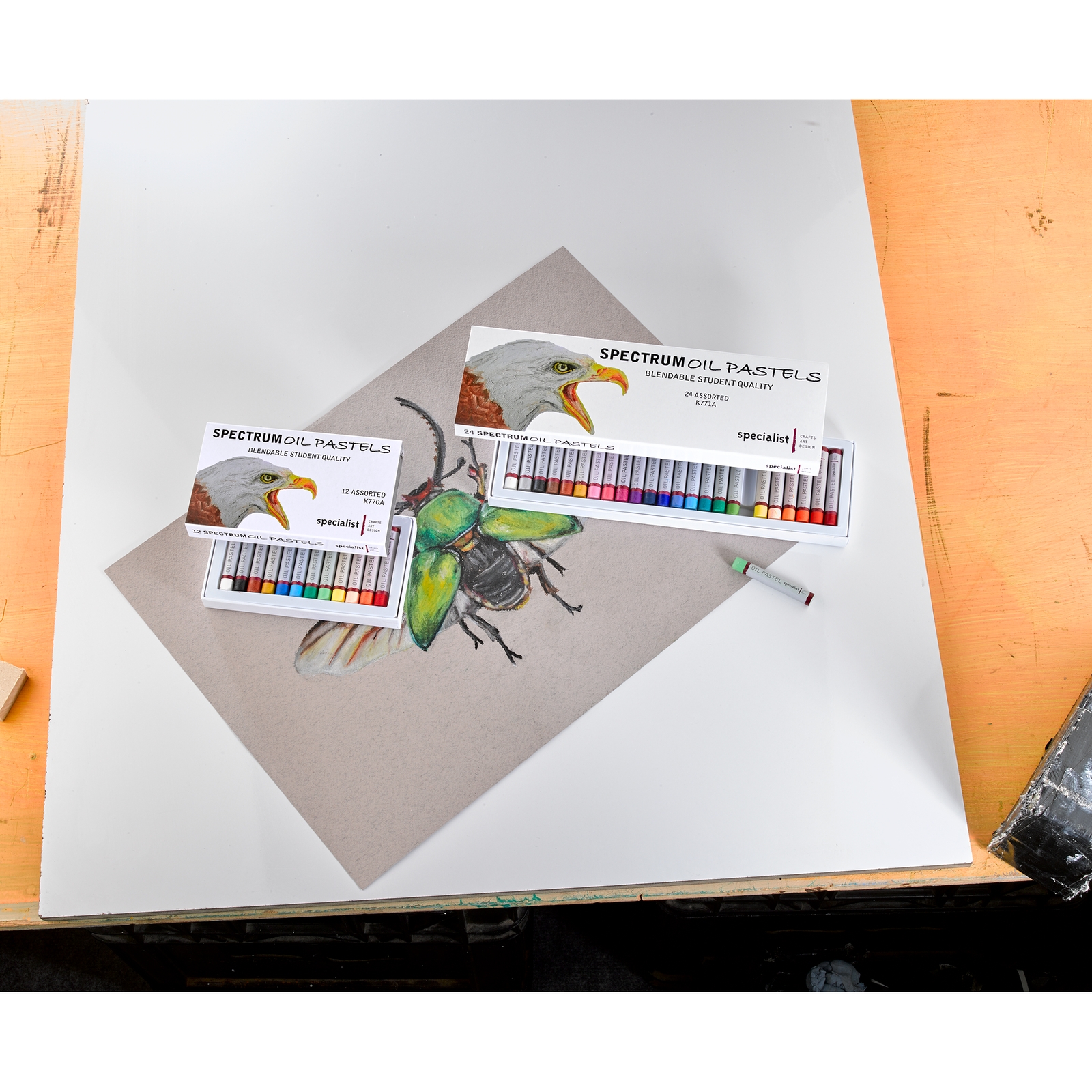 Spectrum Oil Pastels Pk24 Asrtd