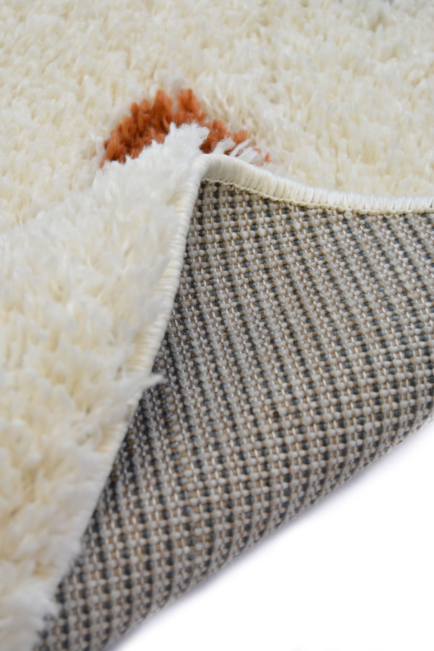 Spotty Circle Shaggy Rug - Small - Image 3