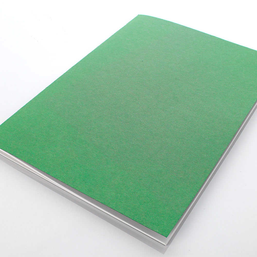 Stapled Sketchbook A4 105gsm Pk10 Green - Image 3