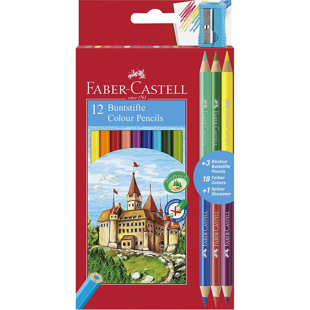 Faber-Castell Colouring Pencils. Set of 12