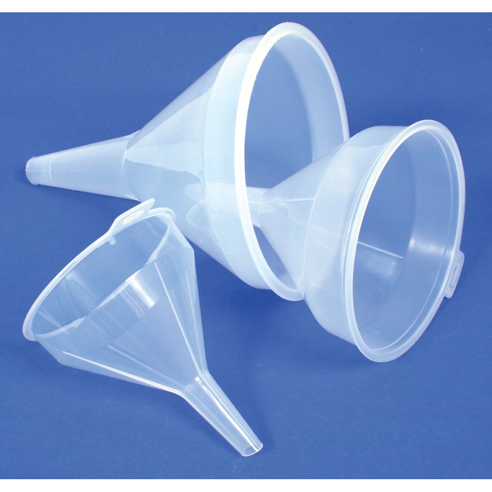KADAX Funnel Set, 4-piece, Plastic Funnels, Kitchen Funnels In 4 Sizes 65 90 115 135 Mm Plastic Funnels For Kitchen Workshop Red 90445007
