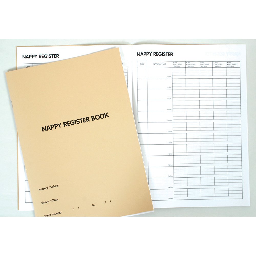 Nappy Register Book (Light Brown)