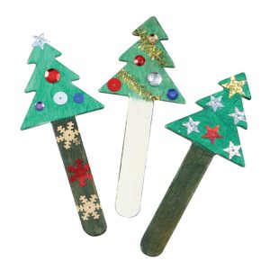 Christmas Trees Craft Sticks Bulk Saver