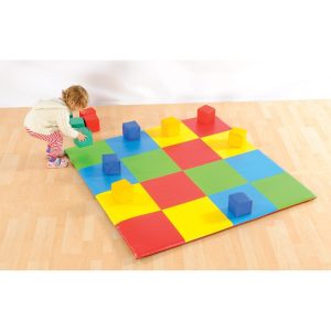Patchwork Activity Mat With 12 Blocks