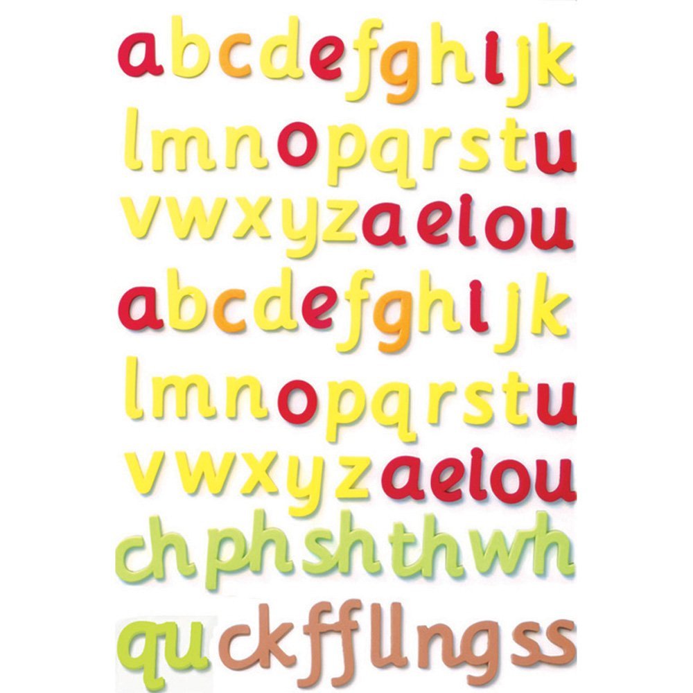 Phonics Magnetic Cursive Letters Pack 1