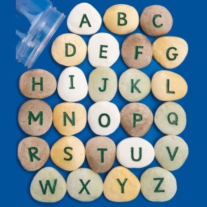 Uppercase Letter Pebbles