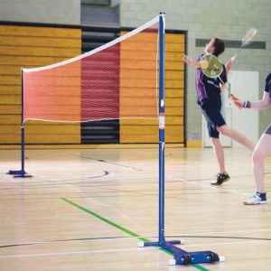 Wheelaway Badminton Posts & Net Set