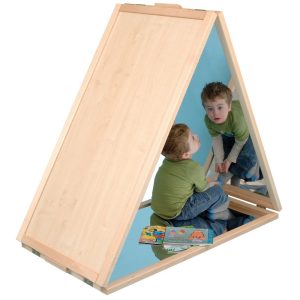 Triangular Floor Mirror