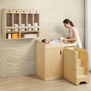 Max And Rosie Wooden Nappy Change Storage Unit