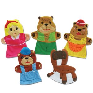 Goldilocks and The Three Bears Storytelling Puppets